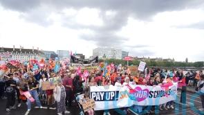 Union warns of general strike in education as teachers march through Westminster