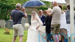 Guests gather for wedding of George Osborne and Thea Rogers