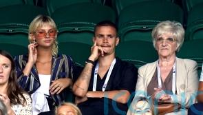 Romeo Beckham enjoys day out at Wimbledon with girlfriend and grandmother