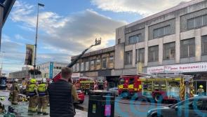 Firefighters tackle blaze in derelict building through the night