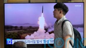 North Korea fires ballistic missile after making threat over US ‘spy flights’