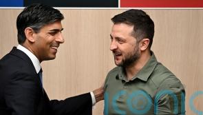 ‘You belong in Nato’ Rishi Sunak tells Ukrainian leader Volodymyr Zelensky