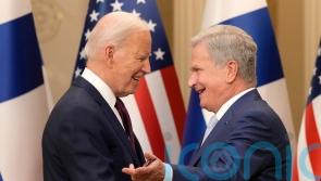 Biden says Nato is ‘more united than ever’ as he celebrates new member Finland