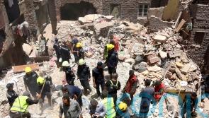 12 killed as apartment building collapses in Cairo