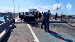 Moscow blames Ukraine after key bridge to Crimea attacked again