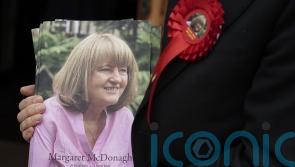 Labour figures gather for funeral of former general secretary Margaret McDonagh