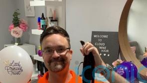 Man has first haircut for 41 months to make wigs for young cancer patients