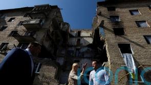 Varadkar pledges unwavering solidarity with Ukraine on day-long visit to Kyiv