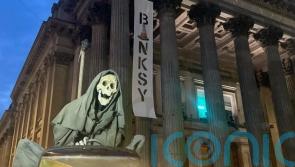 Grim Reaper to encourage late-night visitors to Banksy’s Glasgow show