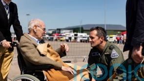 RAF war veteran, 99, is special guest at Lossiemouth’s friends and family day