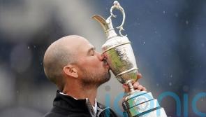 Brian Harman holds nerve to win Open Championship by six shots at rainy Hoylake