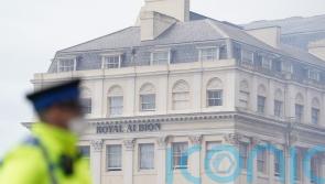 Demolition works continue on part of ‘dangerously unstable’ fire-hit hotel