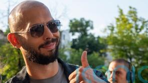 Andrew Tate: I will be ‘absolutely exonerated’ after release from house arrest