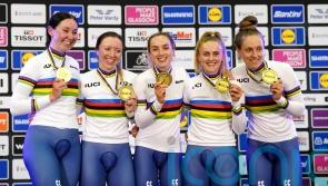 Katie Archibald honours late partner Rab Wardell with World team pursuit gold