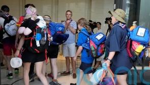 UK scouts begin arriving in Seoul after being evacuated from world jamboree