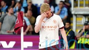 Kevin De Bruyne faces ‘a few weeks out’ after suffering another hamstring injury