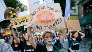 Rally in Seoul against Japanese plans to release nuclear wastewater into sea