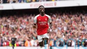 Bukayo Saka nets stunner before Arsenal forced to cling on to beat Forest