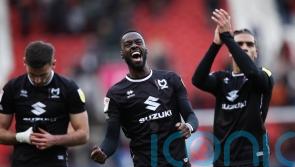 Mo Eisa’s first-half header enough as MK Dons edge Tranmere to top League Two