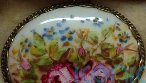 Brooch created by craftsman who made ceramics for royals goes on display