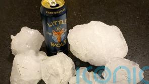Large ice chunk falls from sky and damages house in US