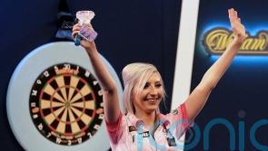 Fallon Sherrock continues making history celebrating televised nine-dart finish