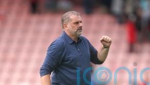 Tottenham boss Ange Postecoglou toasts an early birthday present