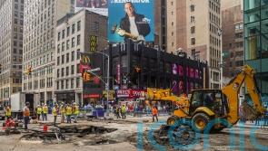 New York subway floods as 127-year-old water main gives way under Times Square