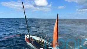 Lone yachtsman rescued after lifeboat volunteer heard muffled cries for help