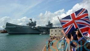HMS Prince of Wales sets off a year late for exercises in US