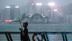 Hong Kong and other parts of China grind to near halt as typhoon passes