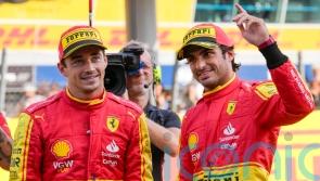 Ferrari’s Carlos Sainz delights Italian crowd by taking pole position in Monza