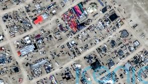 Death investigated at Burning Man festival as revellers stranded by floods