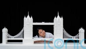 Tower Bridge sculpture made entirely from 25kg of sugar
