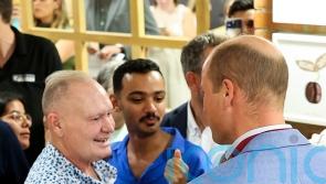 Gazza ‘couldn’t resist’ kissing Prince of Wales during Pret homelessness visit