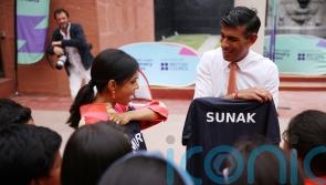 Sunak pledges to ‘put pressure’ on Moscow as he arrives in India for summit