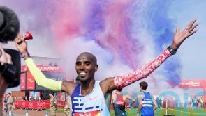 Mo Farah signs off glittering career with fourth-place finish in Great North Run