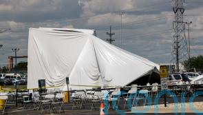 26 injured as tent collapses