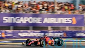 Ferrari duo set early Singapore pace as lizards disrupt first practice session
