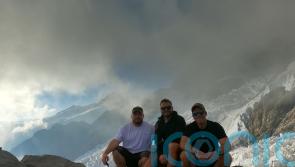 Ex-rugby players scale Monte Rosa to fundraise for mental health support