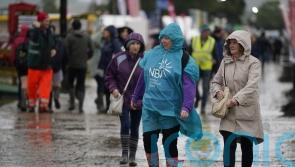 Crowds brave wet and windy weather at National Ploughing Championships
