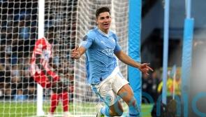 Julian Alvarez leads Manchester City to come-from-behind win against Red Star