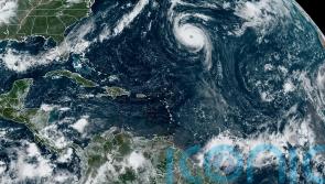 Hurricane Nigel strengthens as it moves over Atlantic