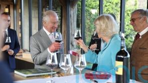 Charles and Camilla get a taste of French wine country in vineyard tour