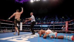 Joe Joyce’s career in tatters after brutal third-round knock-out by Zhilei Zhang