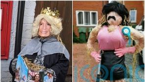 Village goes haywire with more than 100 scarecrows for festival