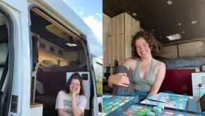 Ireland-loving artist’s three-week van trip becomes permanent life in ‘art studio on wheels’ touring nation’s west coast