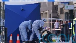 Motorcyclist killed in crash with taxi was being followed by police bikes