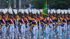 South Korea parades troops and powerful weapons in Armed Forces Day ceremony