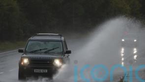 How can I stay safe when driving in stormy weather?